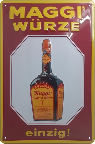 Maggi würze blechschild - maggi,
