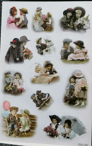 Stk stickerbogen nostalgie - stickerbogen,