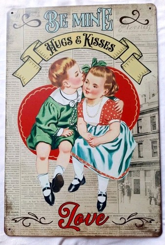 Blechschild nostalgie kinder - blechschild,