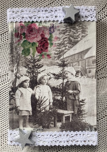 Handgefertigt vintage look - vintage,