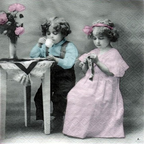 Servietten nostalgie - nostalgie,