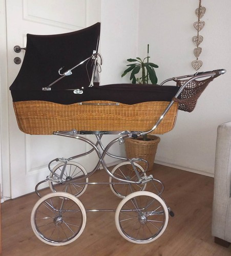 Nostalgie korb kinderwagen - nostalgie,